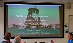 De molen wordt verplaatst naar Penningsveer.