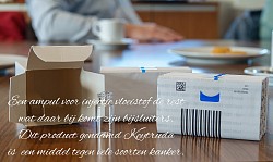 Meer verpakkingsmateriaal dan het product zelf.