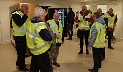 Start rondleiding over het MSD terrein.