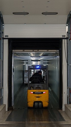 Gekoeld transport naar vele landen.