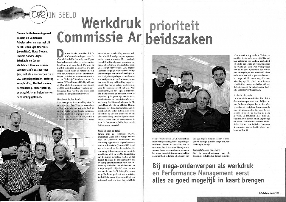 Ondernemingsraad anno 2002