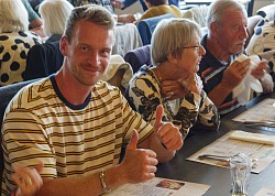 Onze redder in nood gevallen.