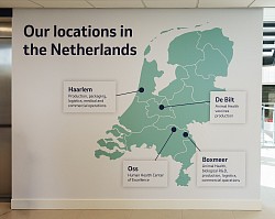Overzicht van de MSD locaties in Nederland.