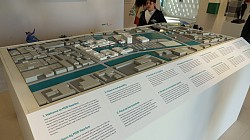 Maquette van het MSD bedrijf in Haarlem.