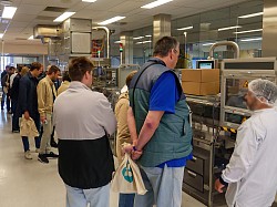 De blister verpakking machine. Stukje hoogstaande techniek.